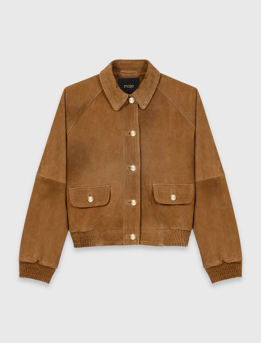 Suede Jacket Camel