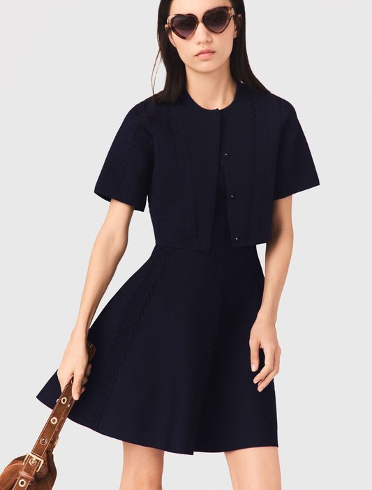 Short cardigan Navy