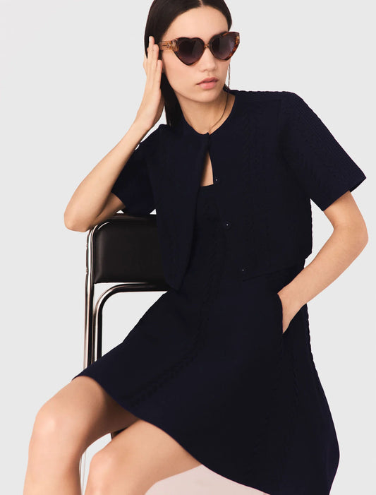 Short cardigan Navy