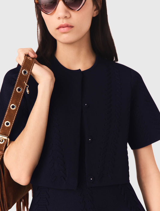 Short cardigan Navy