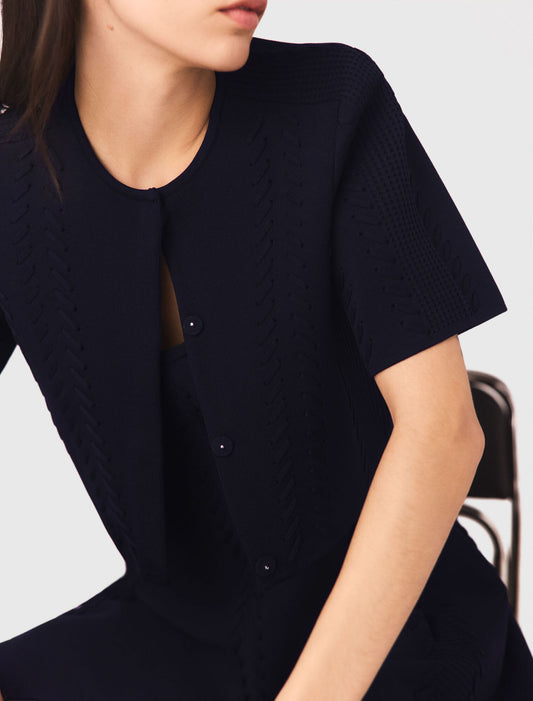 Short cardigan Navy