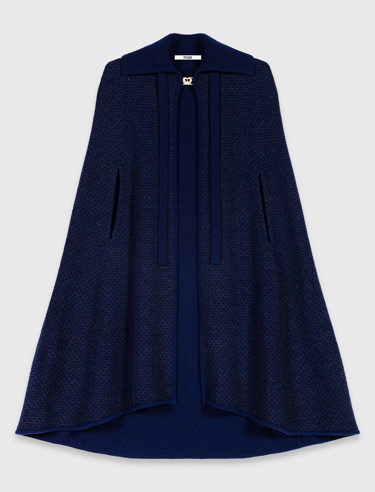 Longline cape cardigan Navy