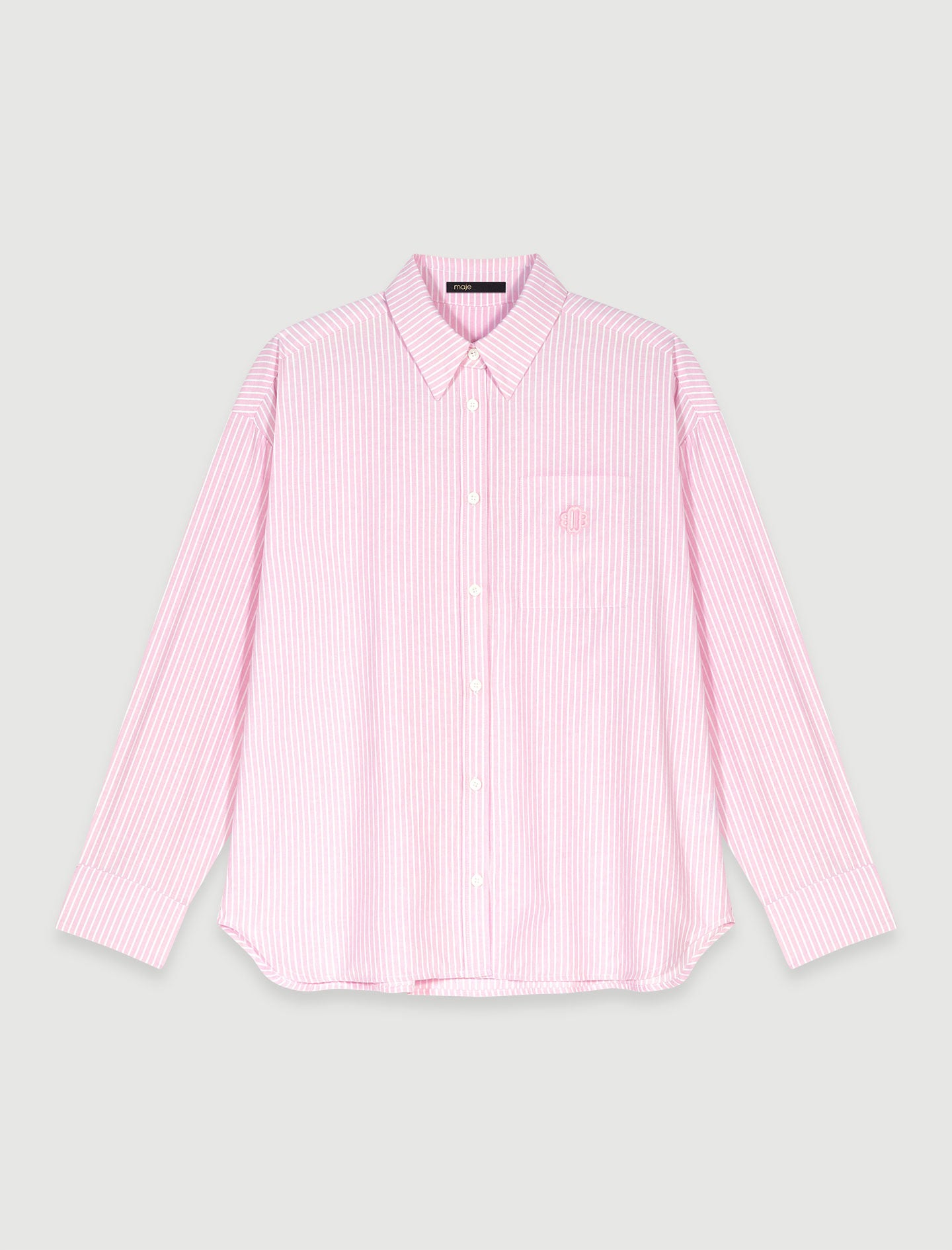 Pink-striped shirt