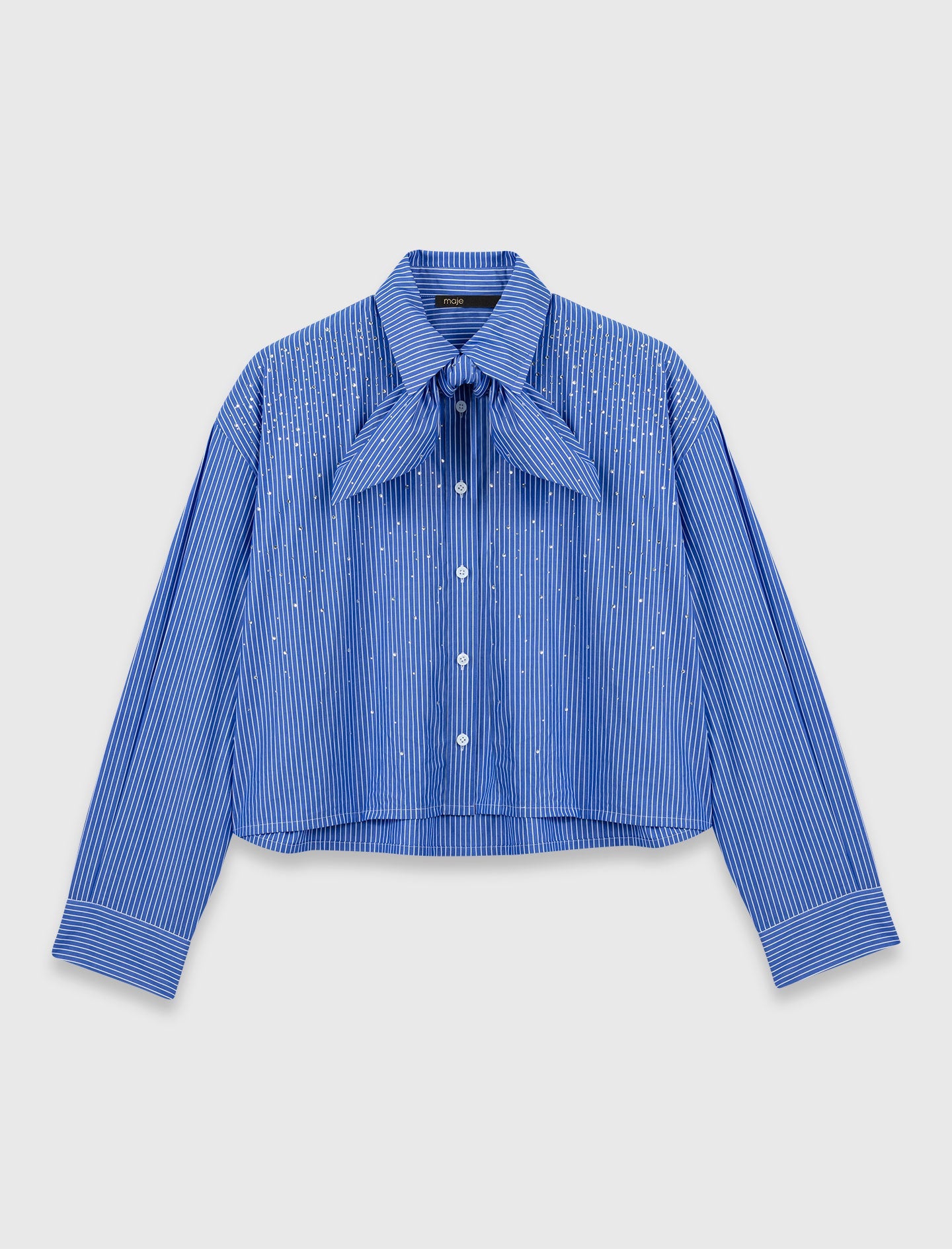 Shirt With Removable Handkerchief BLUE