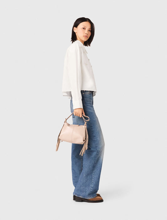 Jewel Detail Shirt WHITE
