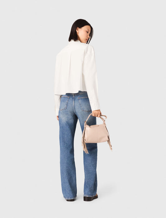 Jewel Detail Shirt WHITE