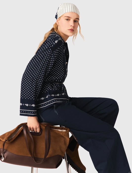 Flowing printed shirt