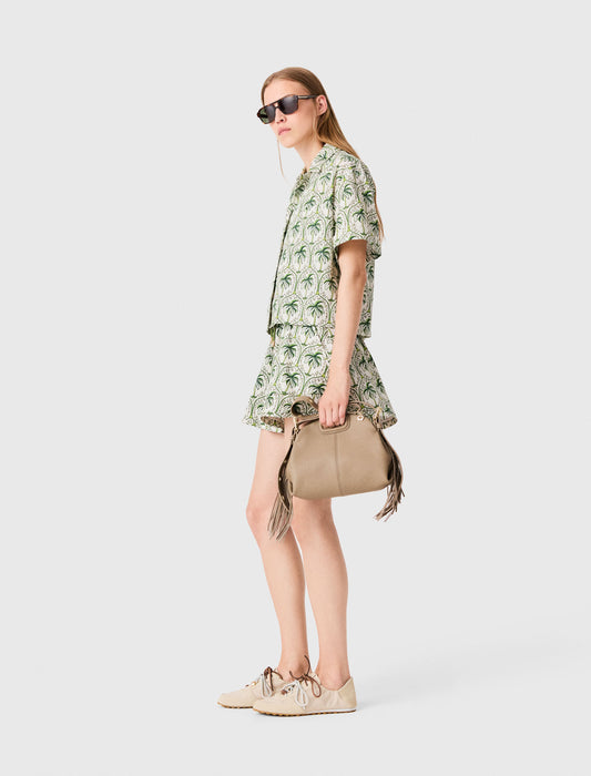 Patterned shirt Green Palm Tree