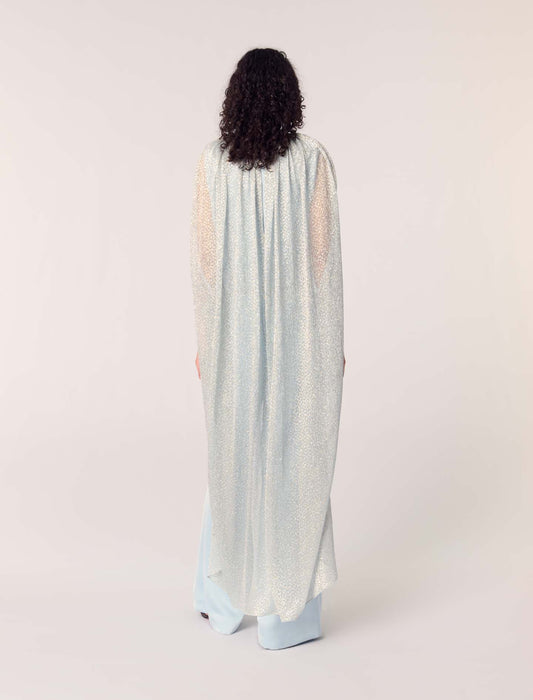 Blue Sky Satin Belted Jumpsuit