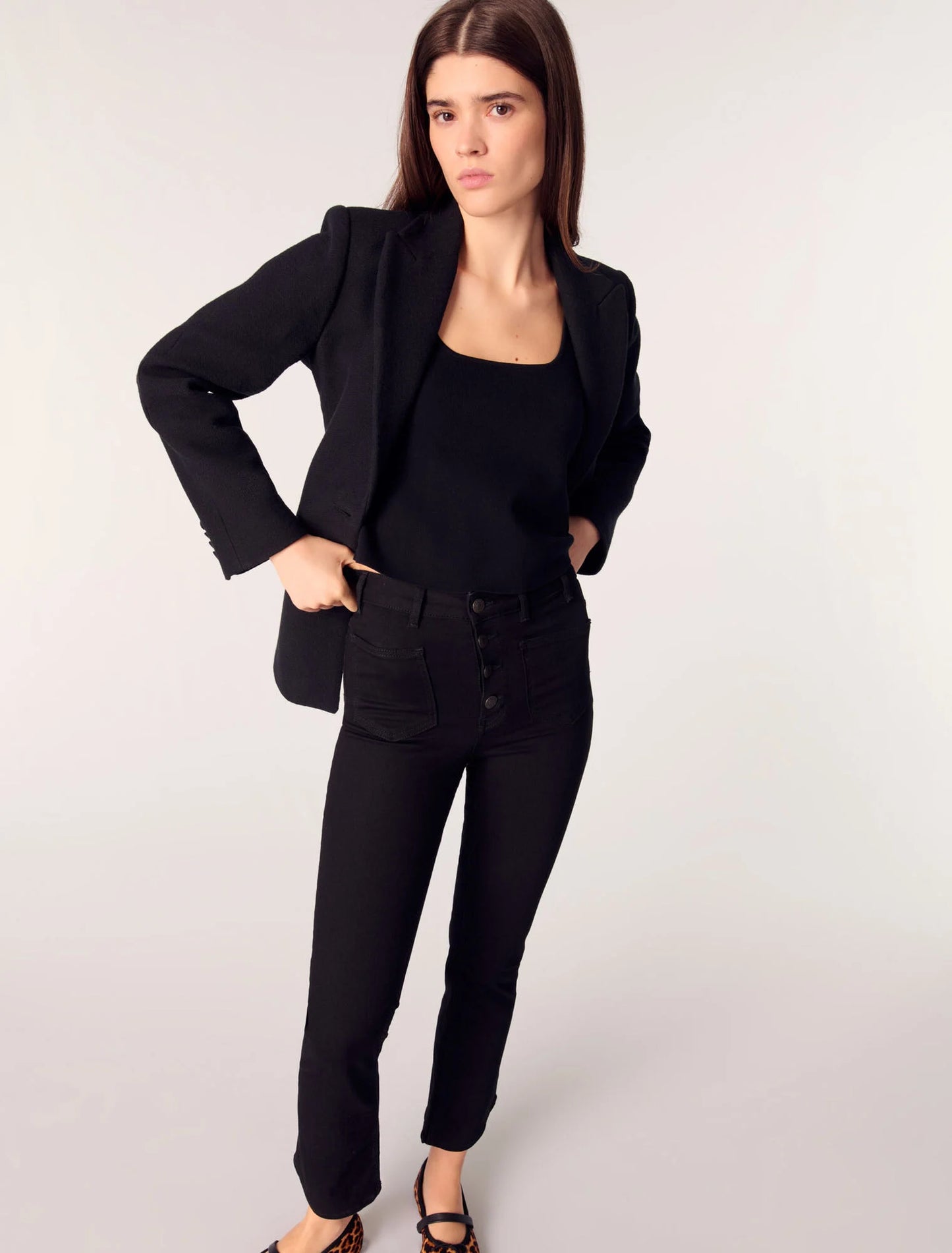 Black-Flared jeans