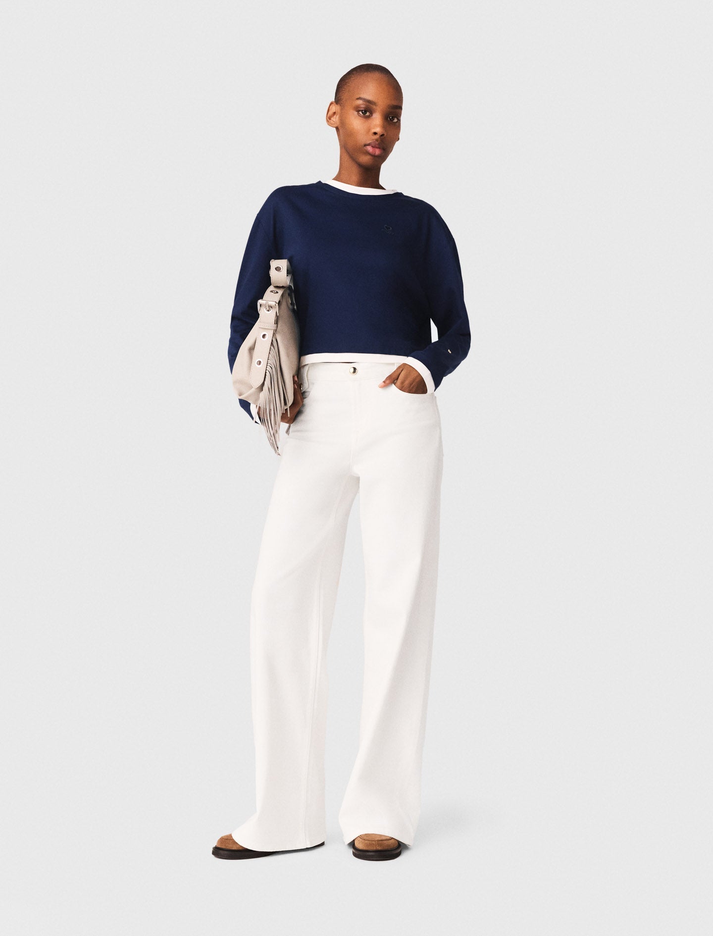 Flared Jeans WHITE