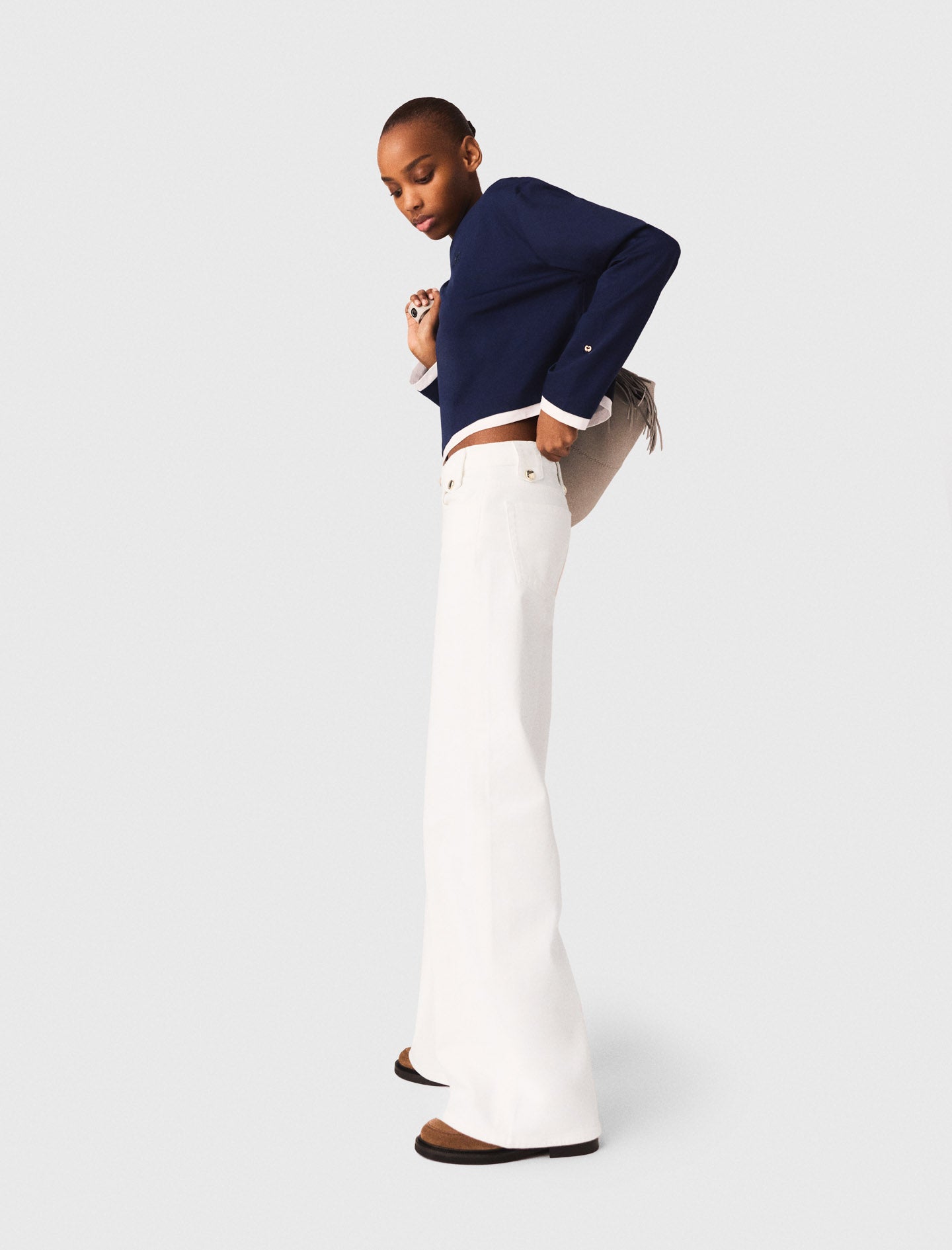 Flared Jeans WHITE