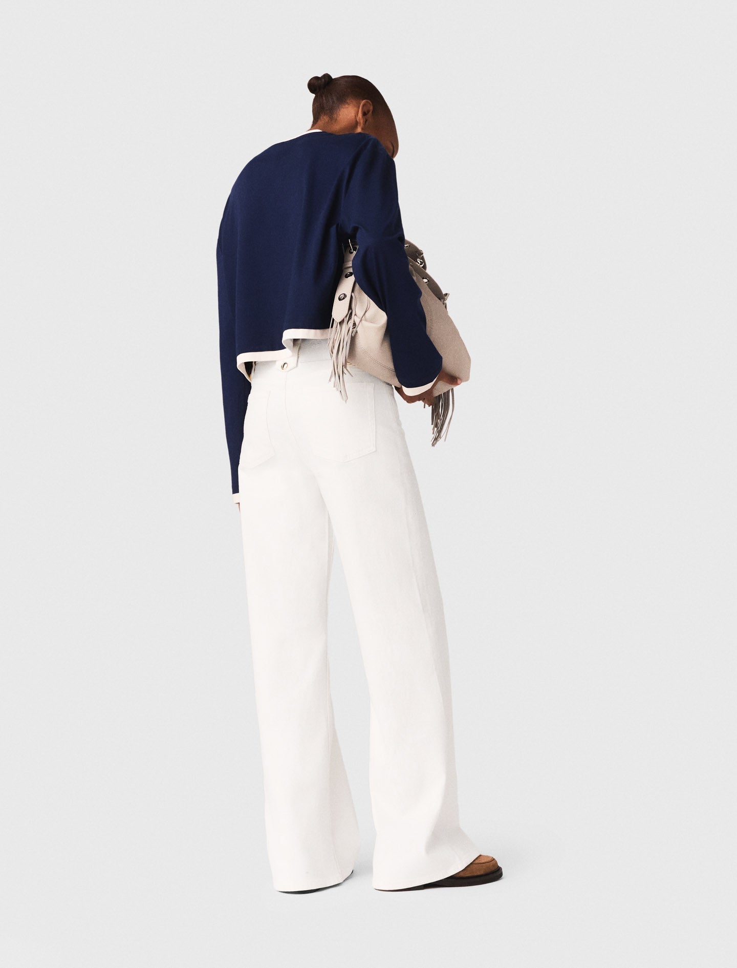 Flared Jeans WHITE