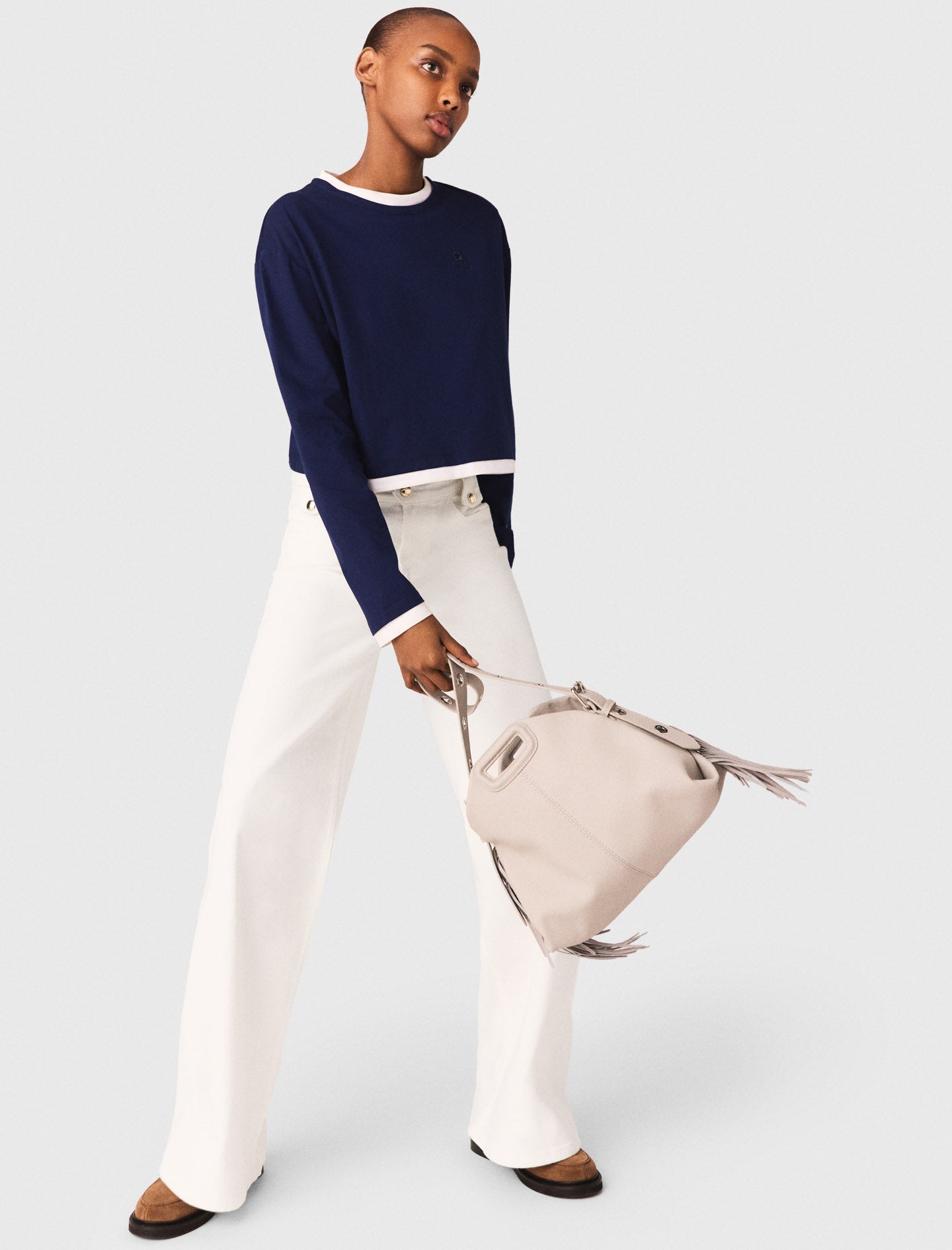 Flared Jeans WHITE