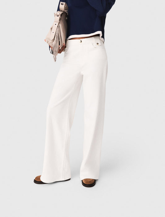 Flared Jeans WHITE