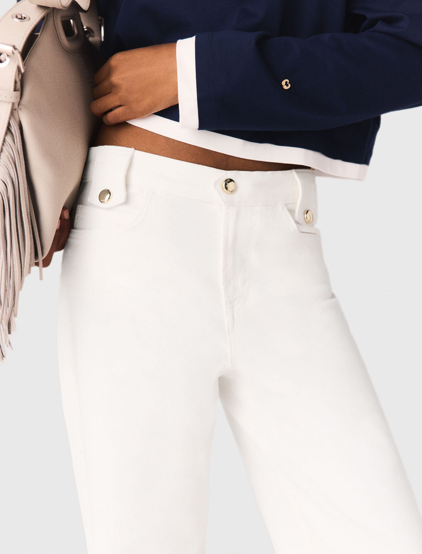 Flared Jeans WHITE