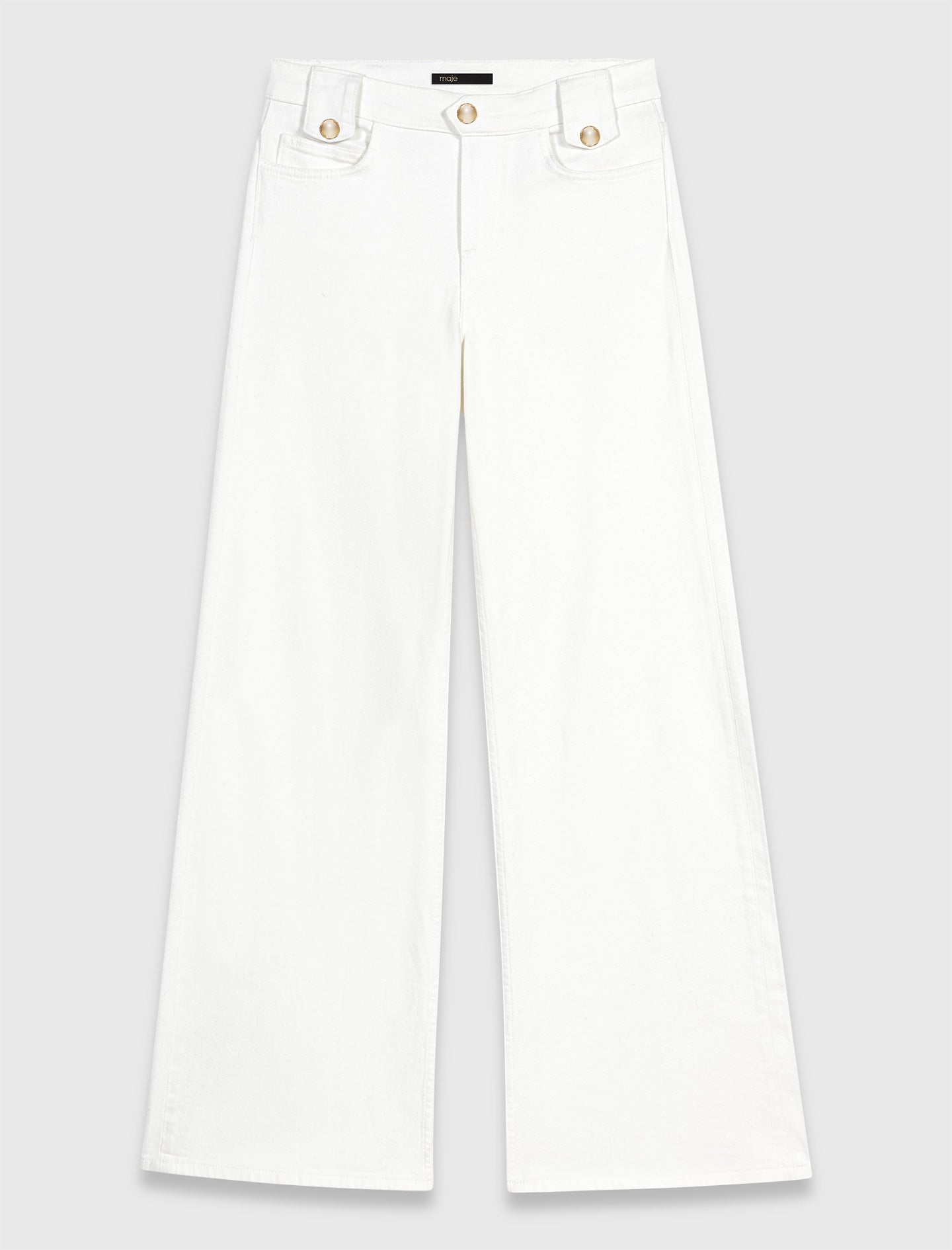 Flared Jeans WHITE