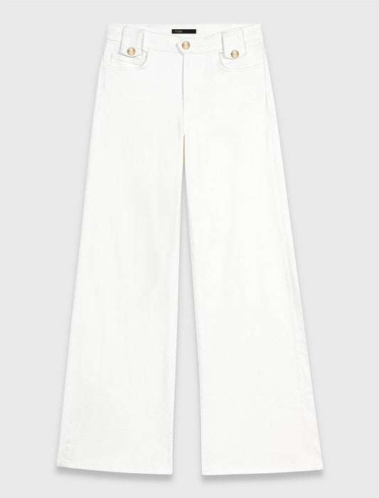Flared Jeans WHITE