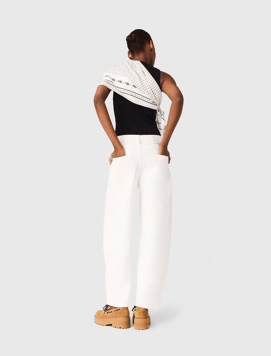Balloon Jeans WHITE