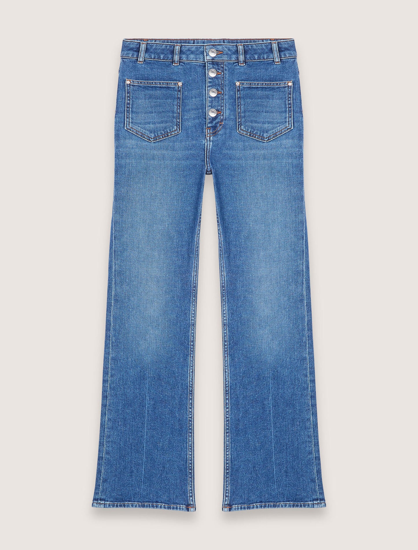 Denim jeans with pockets Blue