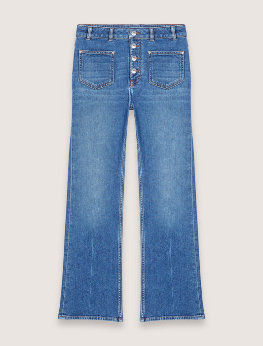 Denim jeans with pockets Blue