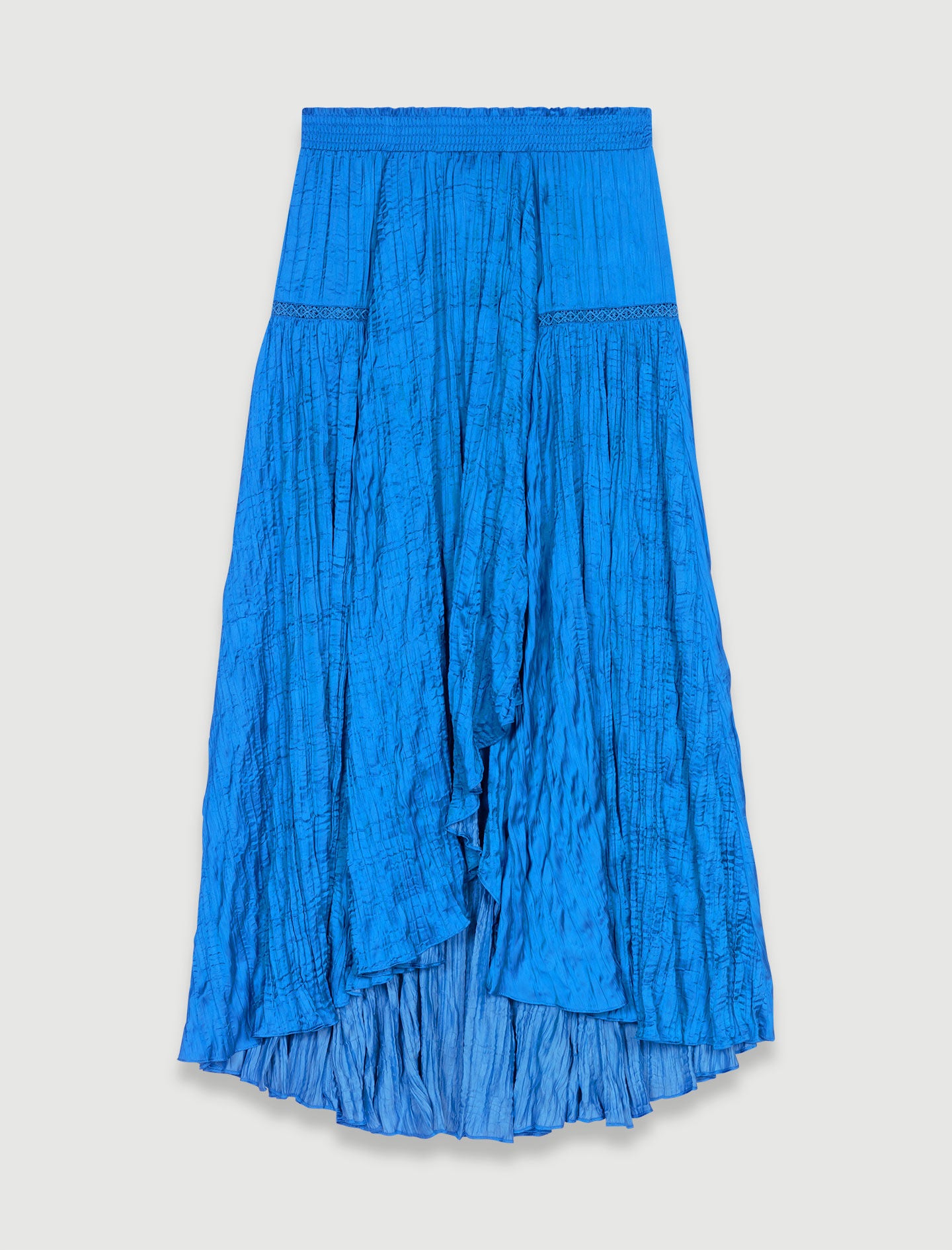 Blue-long skirt