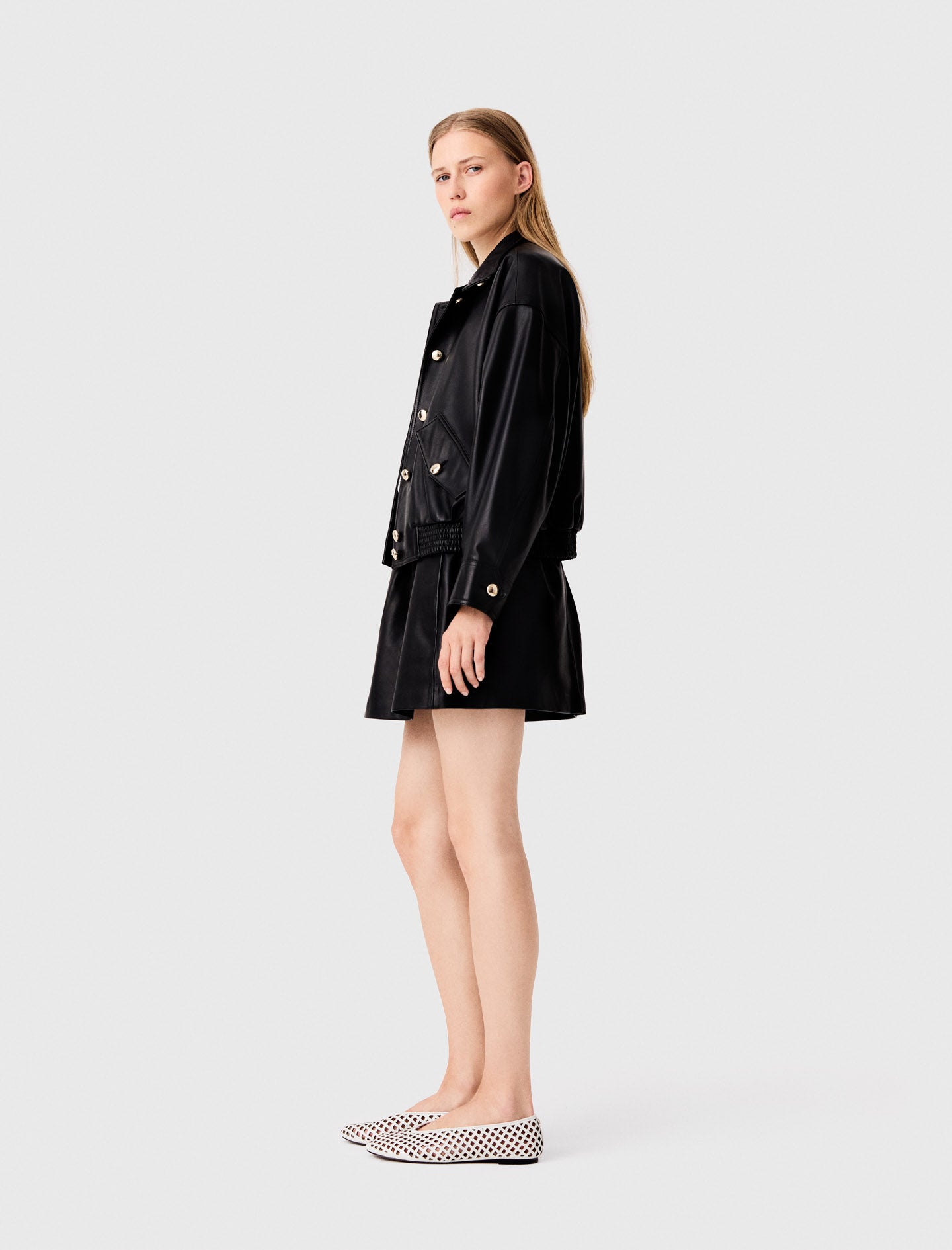 Tailored backless top Black