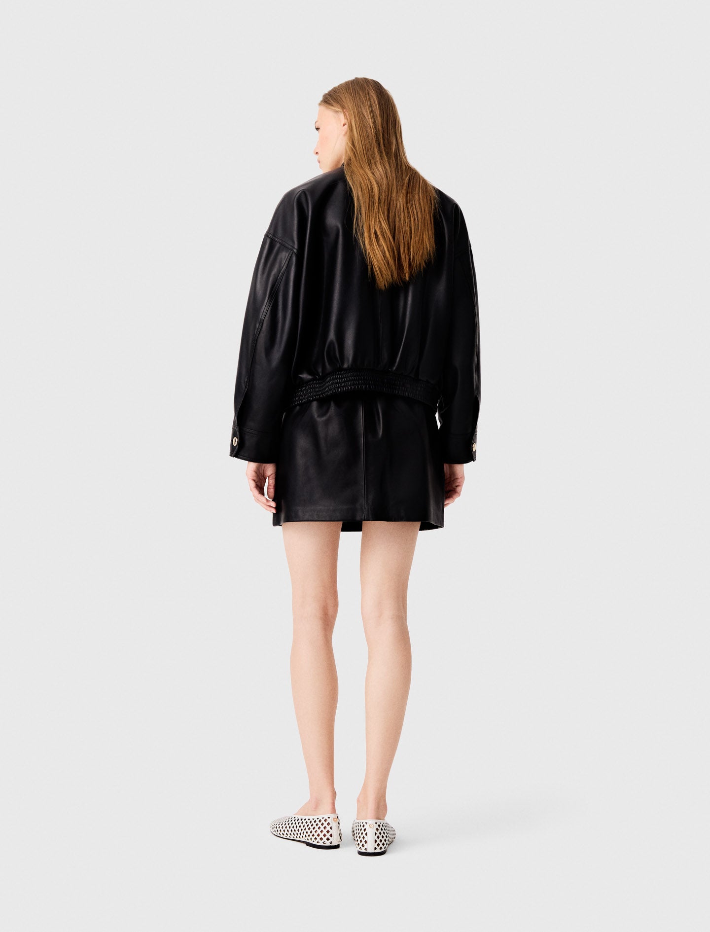 Tailored backless top Black