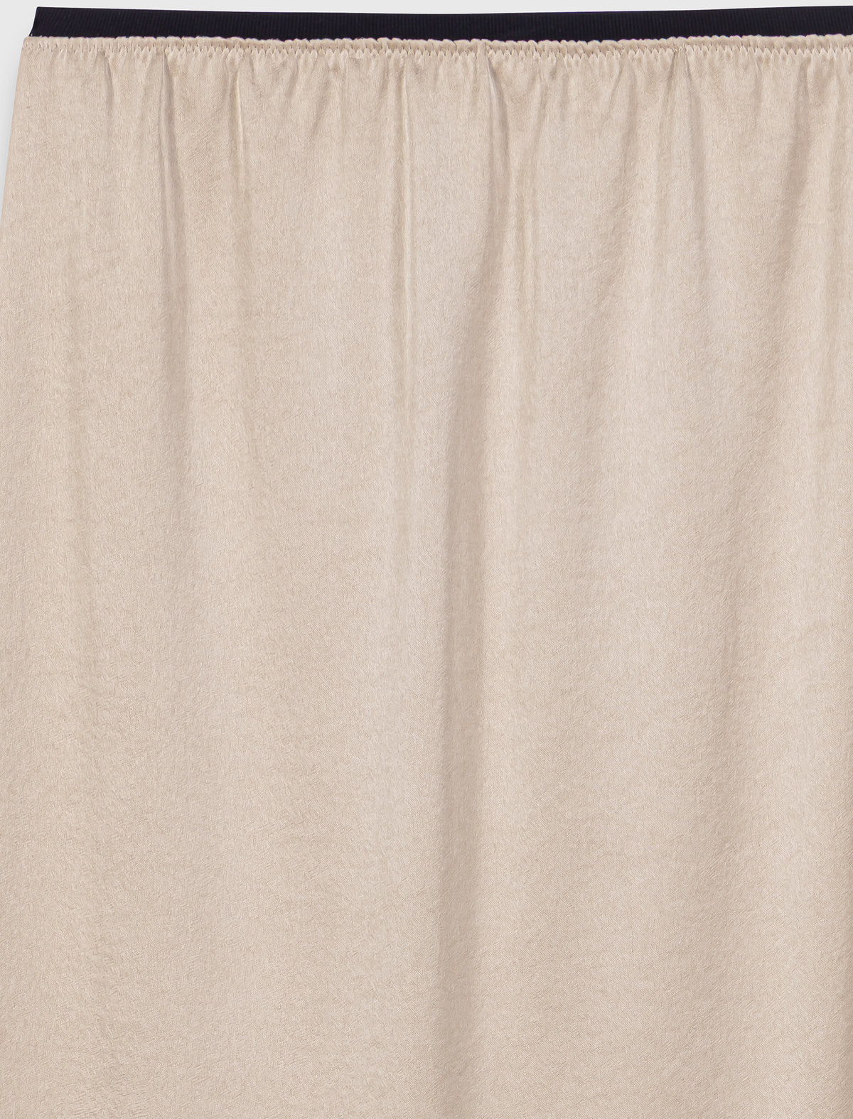 Satin pencil skirt Beige
