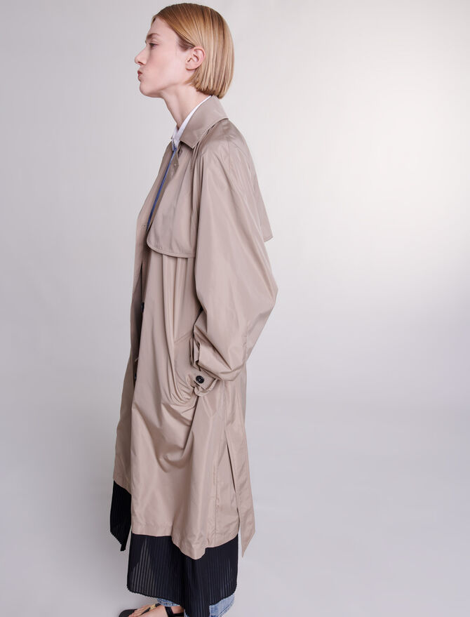 Mole-Contrast trench coat