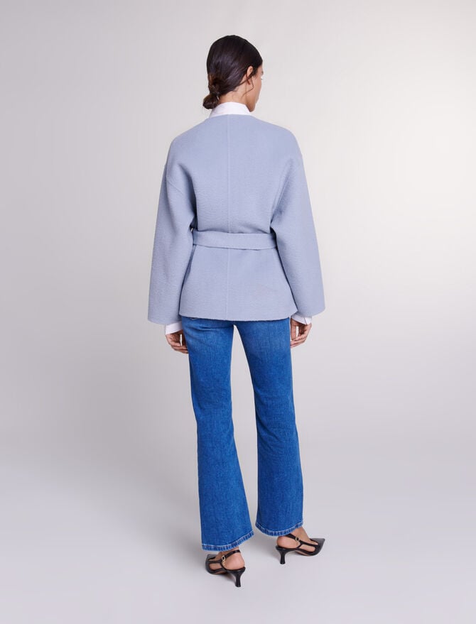Blue-Belted short coat