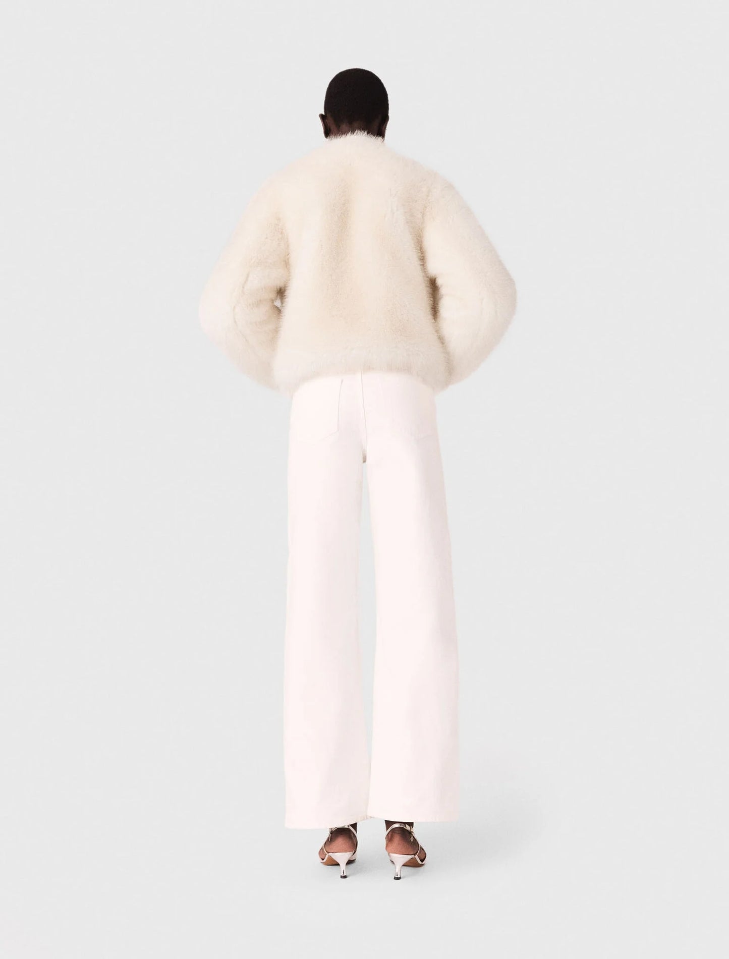 Short faux fur jacket