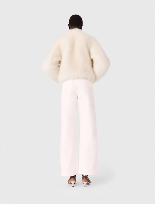 Short faux fur jacket