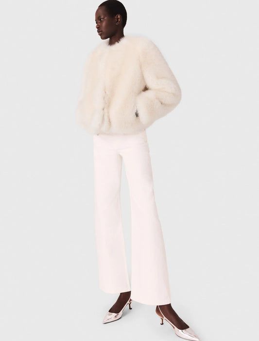 Short faux fur jacket