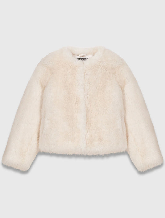 Short faux fur jacket