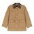 Wool Coat With Removable Hood BEIGE