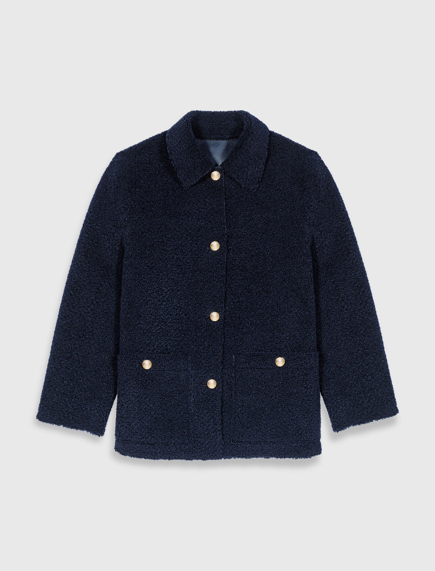 Reversible Faux Shearling NAVY