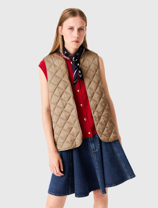 Coat with removable lining Beige