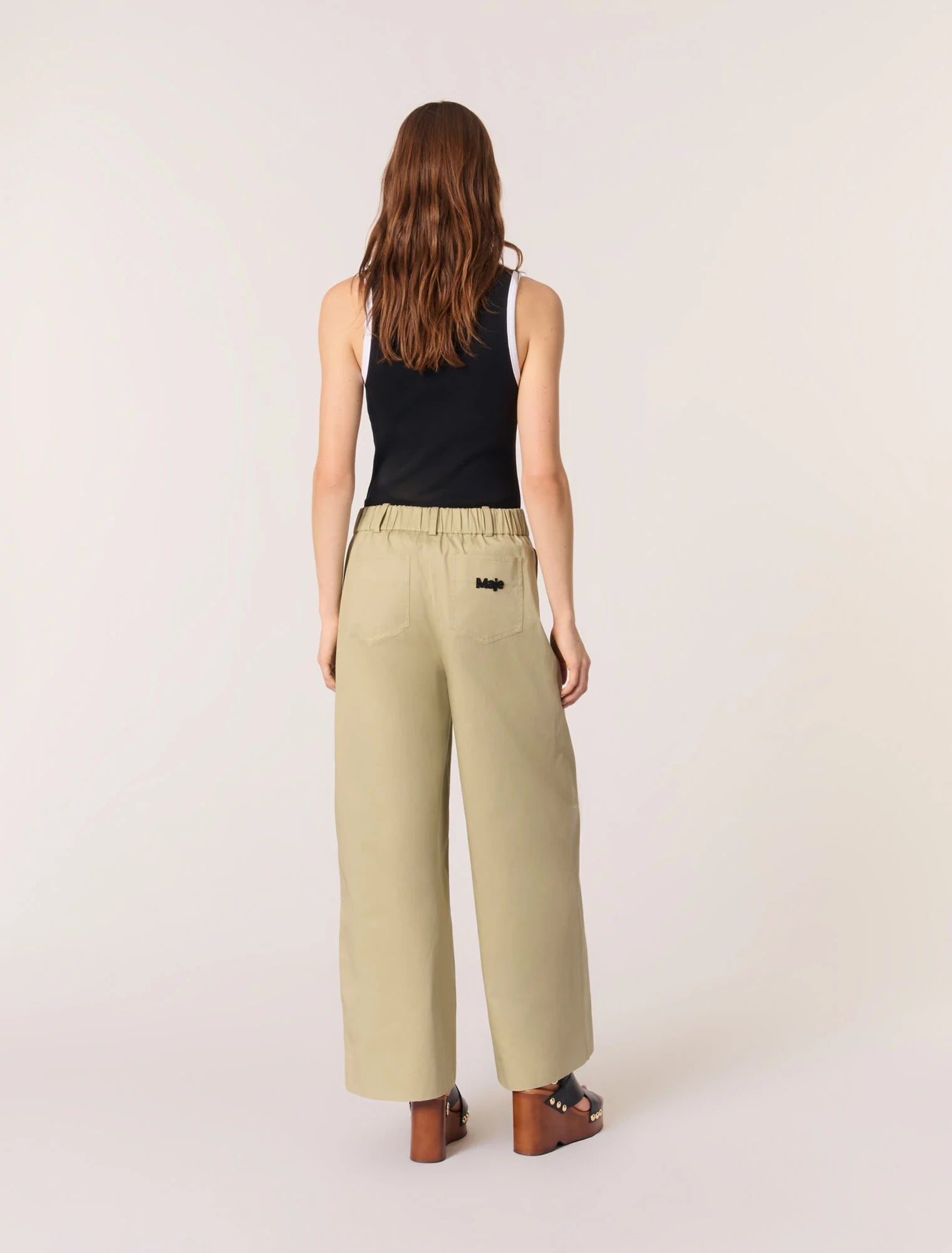 Khaki-Cargo Trousers