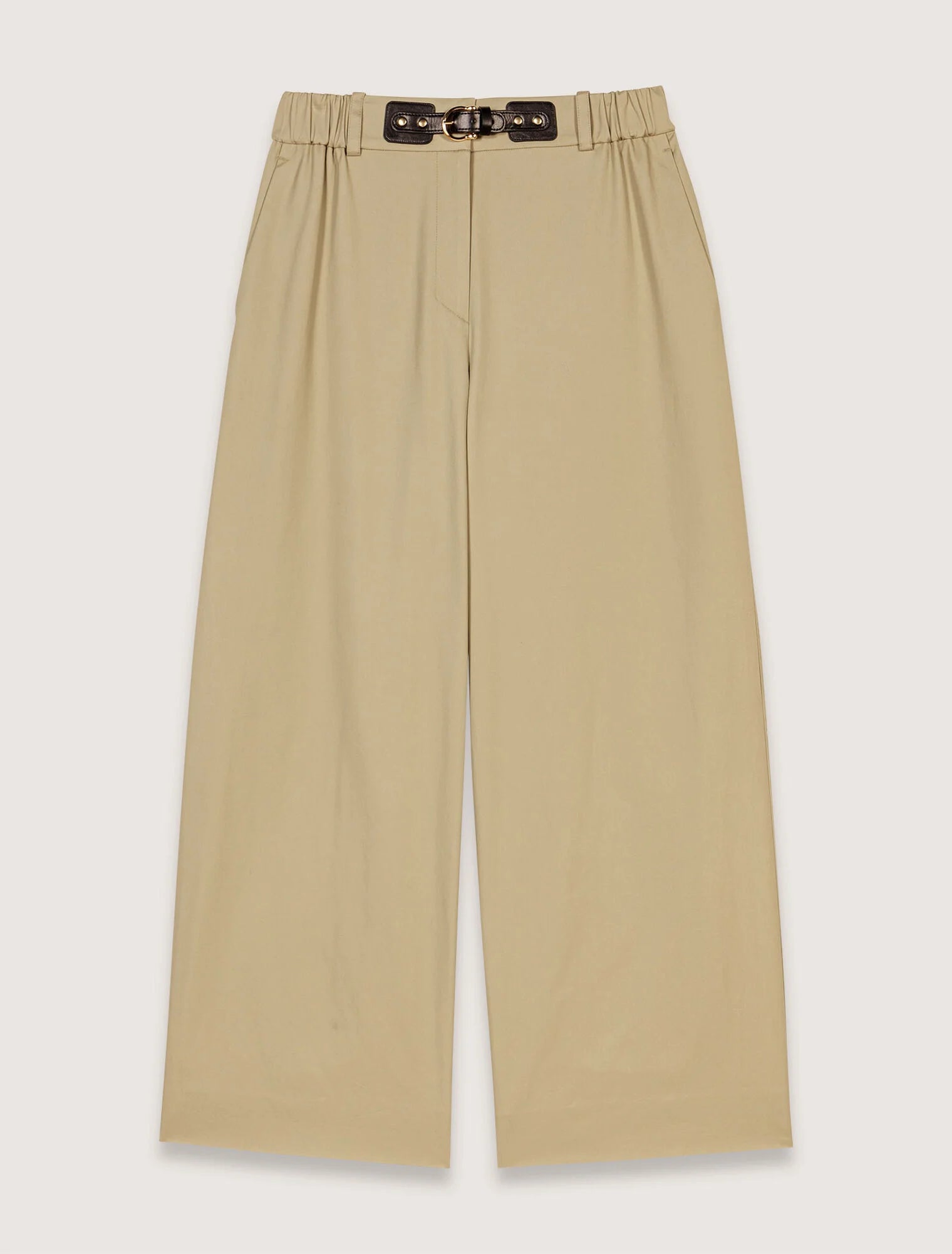 Khaki-Cargo Trousers