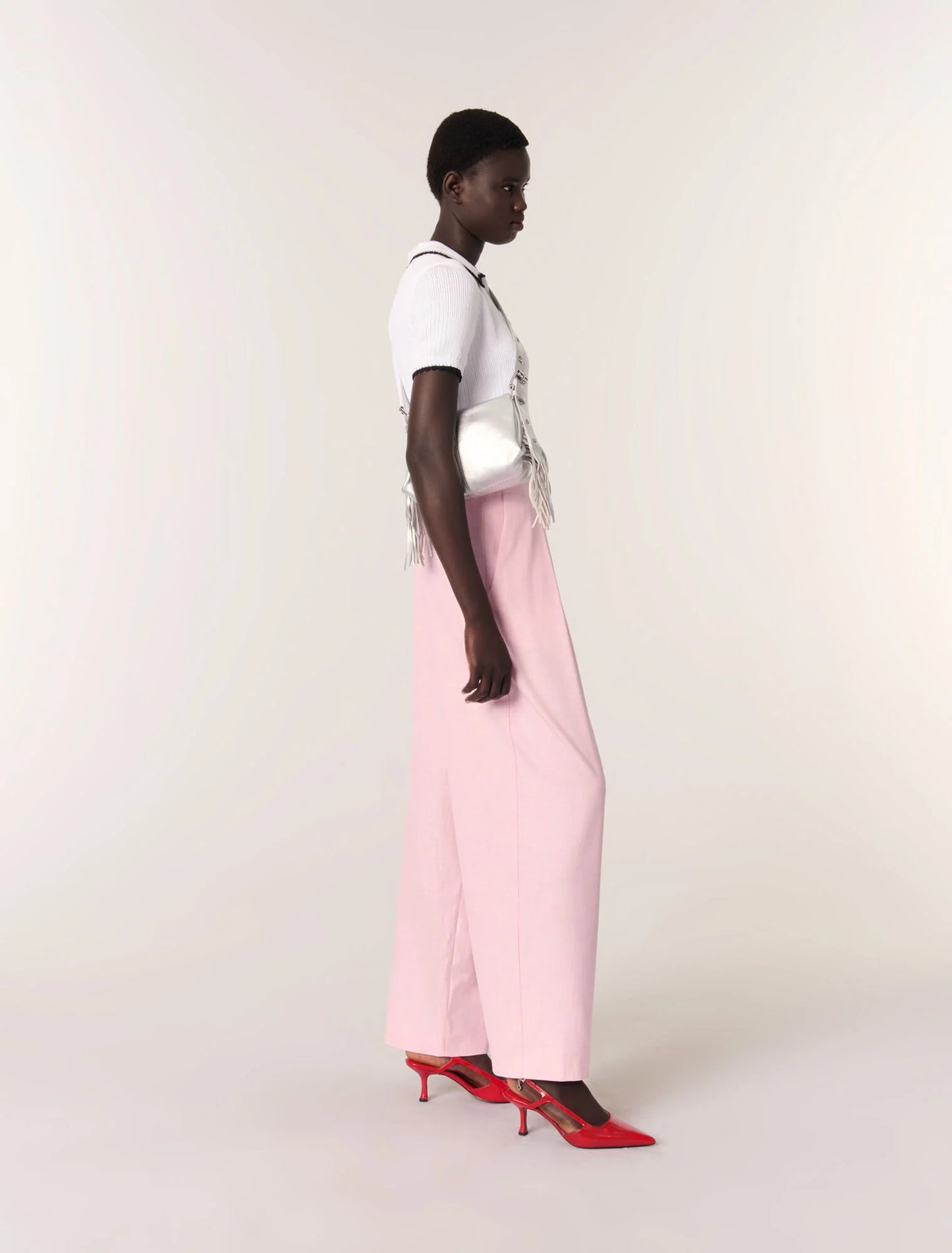 Pink-Suit trousers
