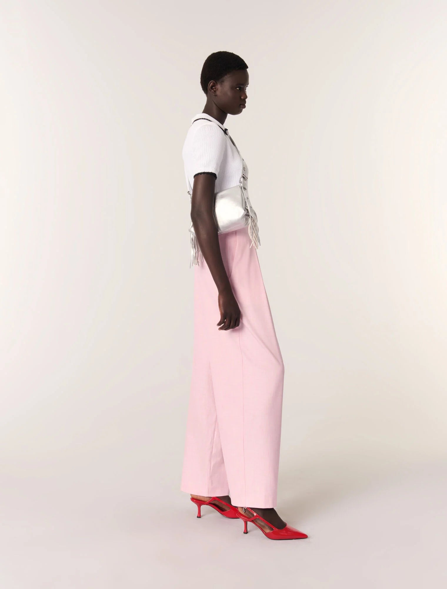Pink-Suit trousers