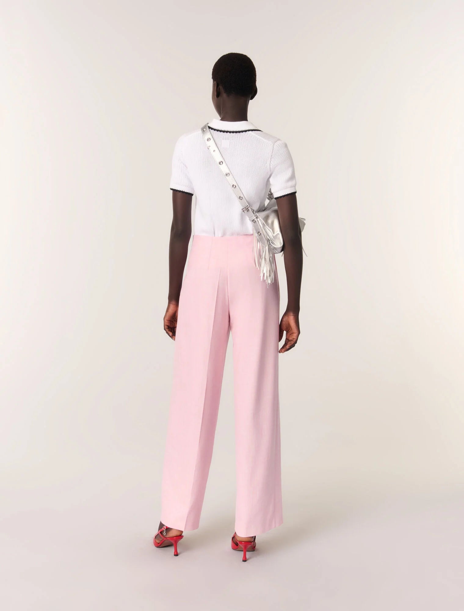 Pink-Suit trousers