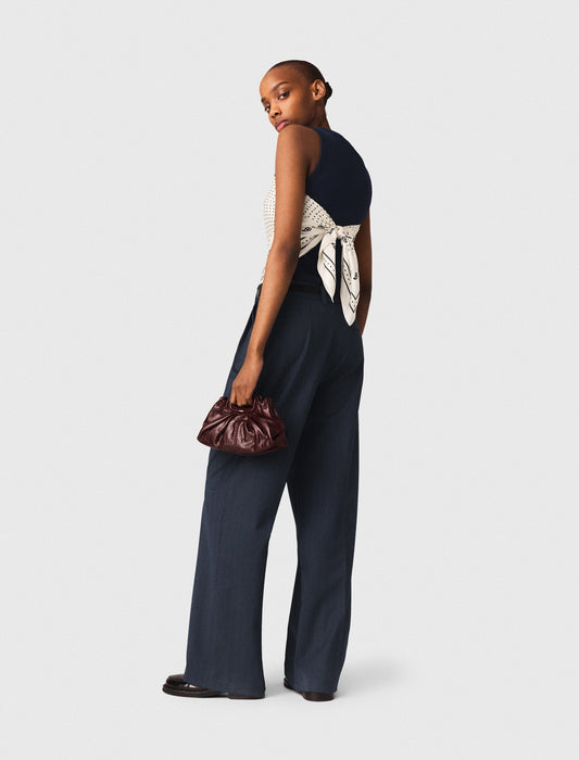 Striped suit trousers NAVY