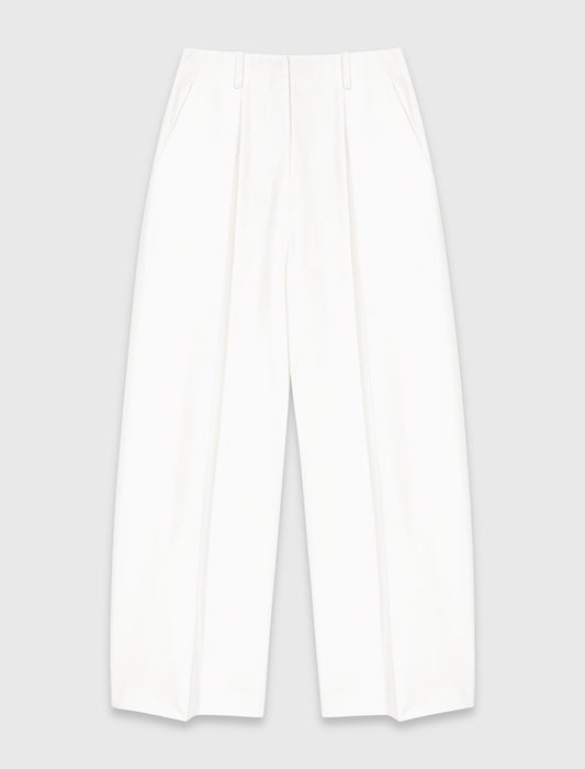 Balloon Suit Trousers White