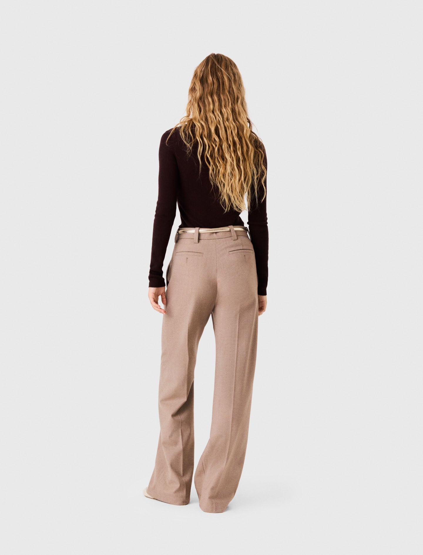 Suit Trousers Beige