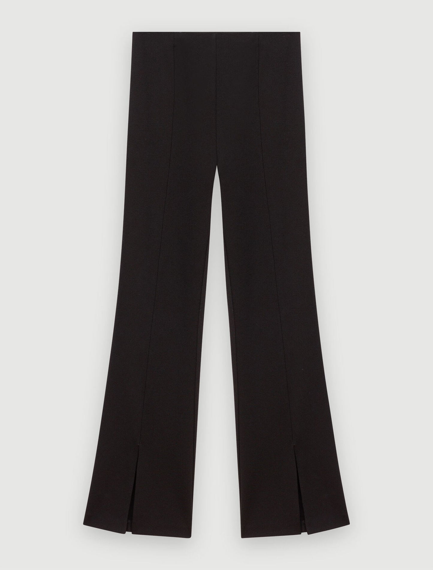 Slit trousers Black