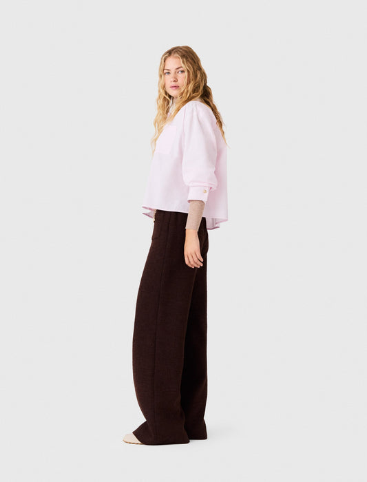 Tweed Trousers Dark Brown