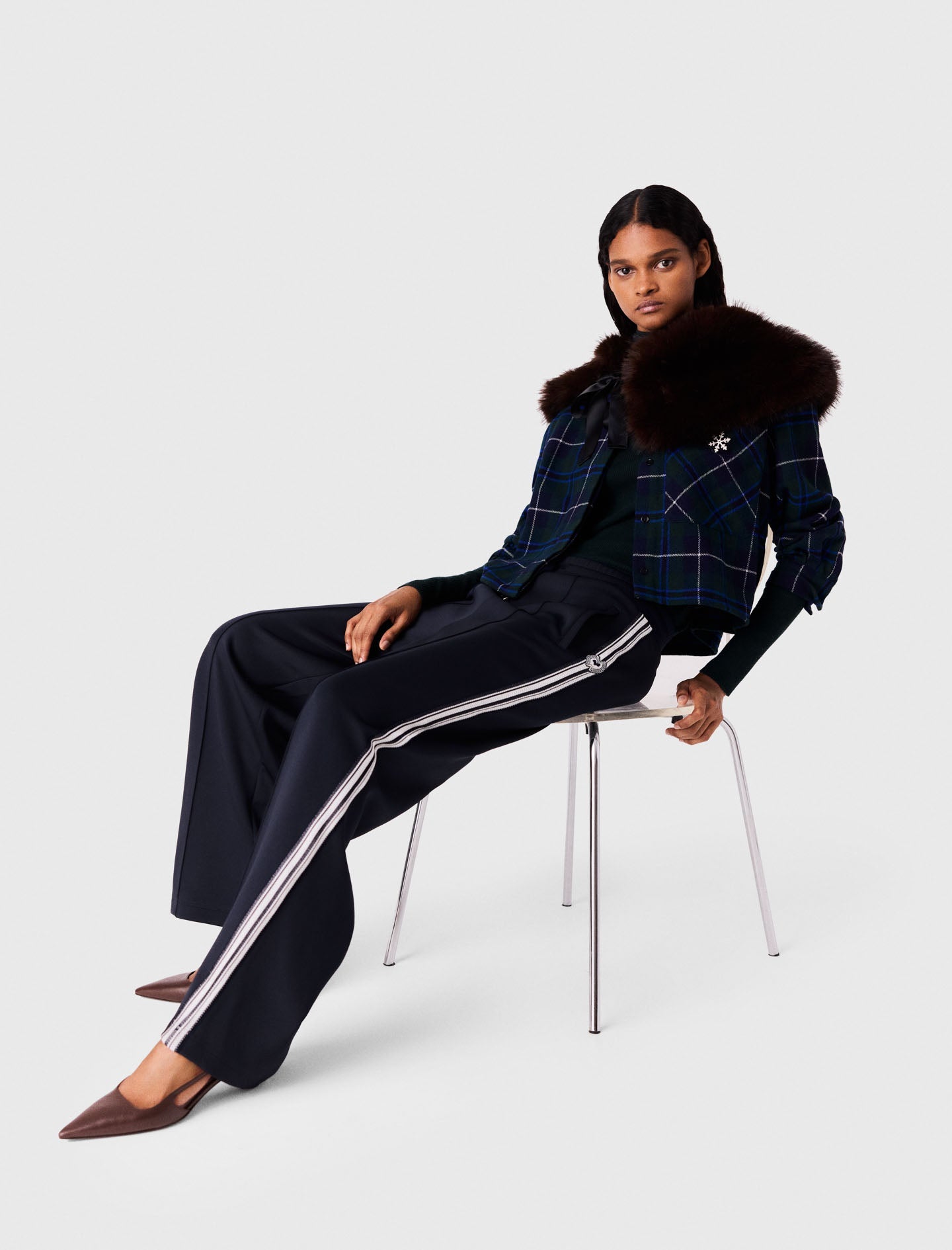 Maje Pants Navy