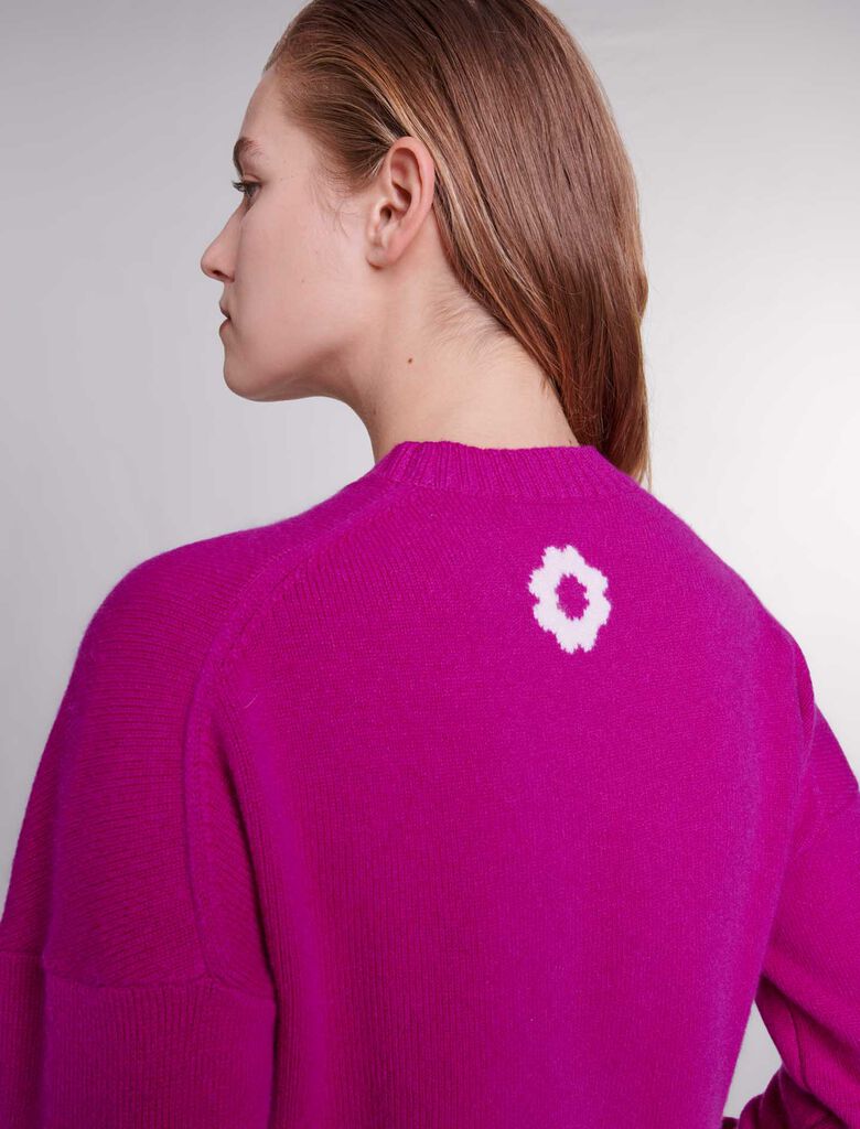 Fuchsia Pink-Cashmere jumper